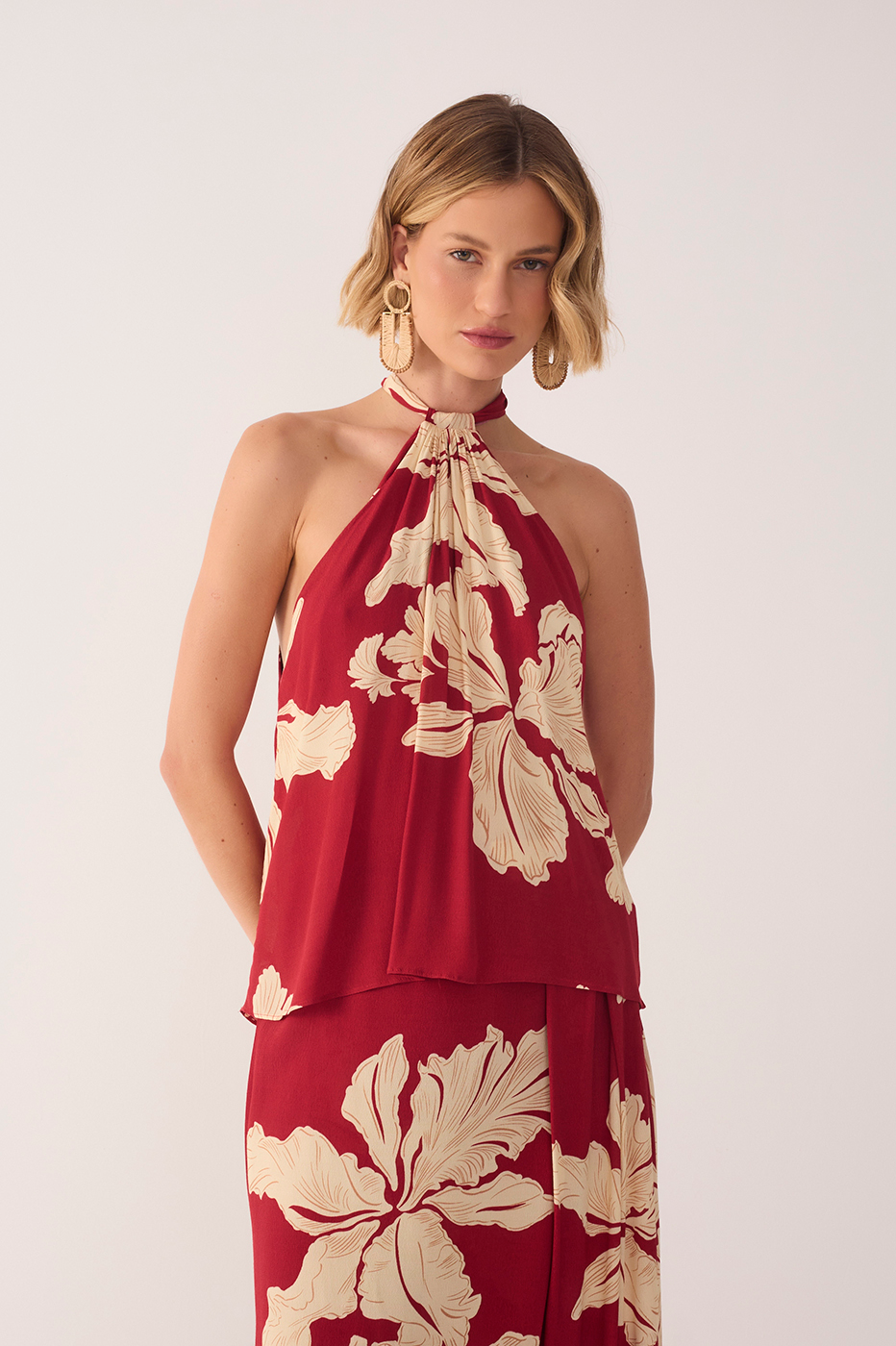 Petala Vermelha Print Blouse_4