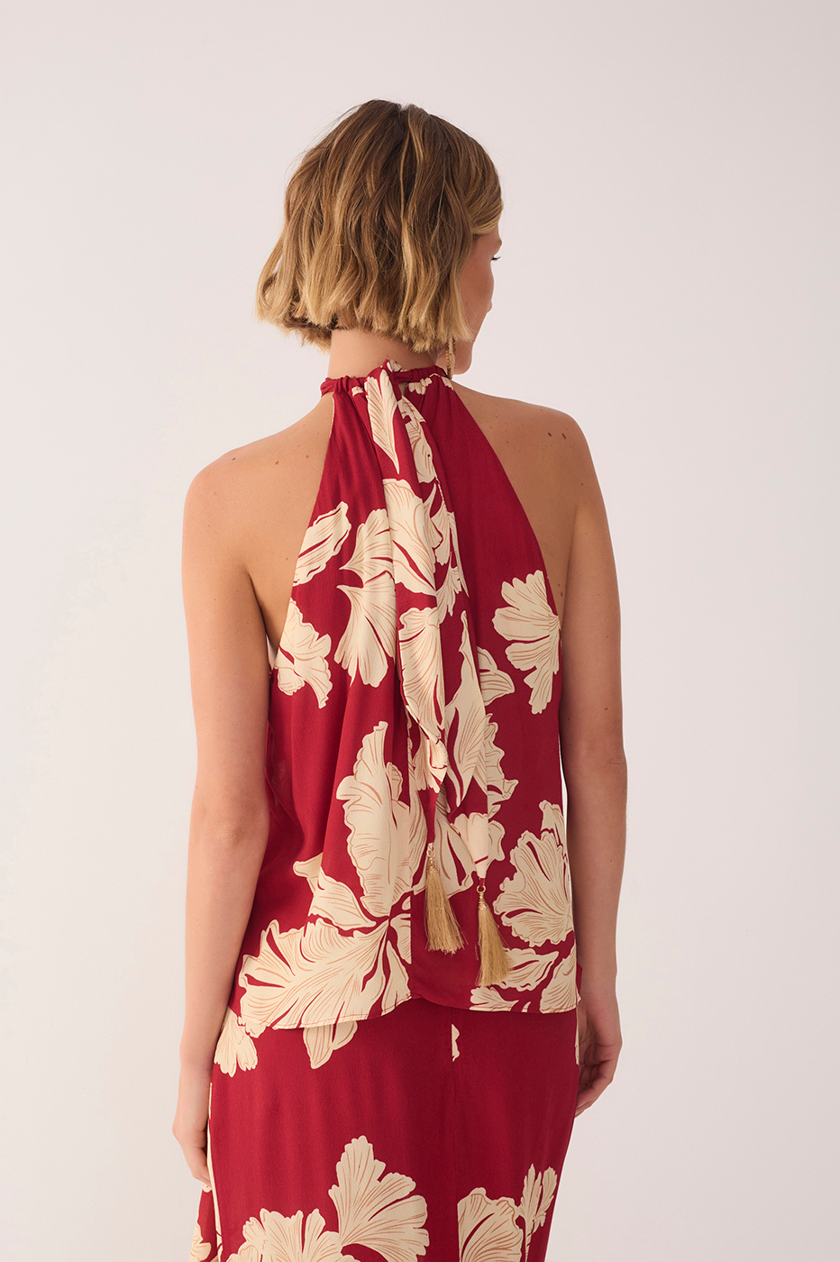 Petala Vermelha Print Blouse