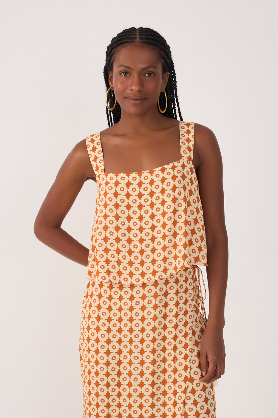 Crepe Print Melissa Top_2