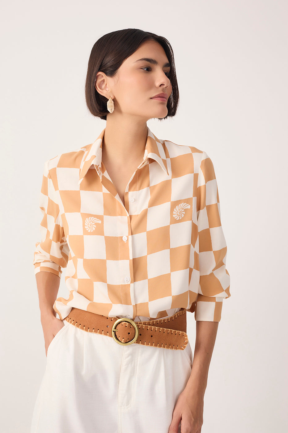 Camisa Print Jogo de Conchas_2