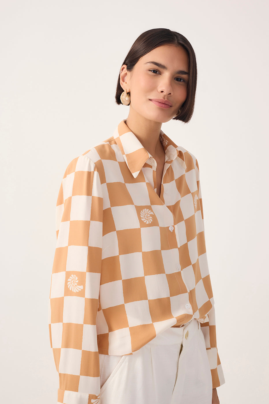 Camisa Print Jogo de Conchas_3