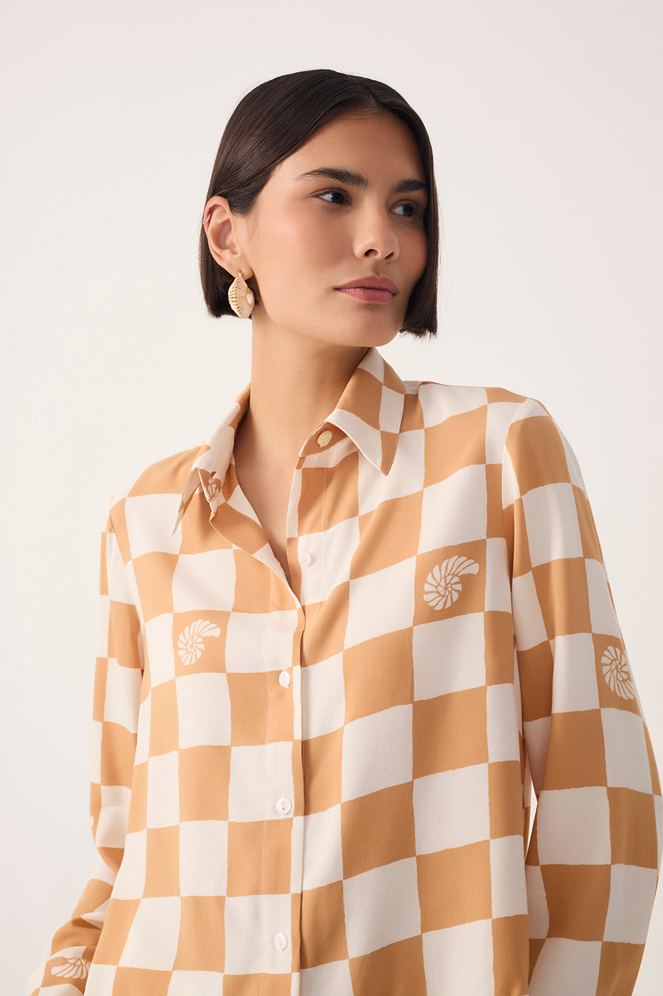 Camisa Print Jogo de Conchas