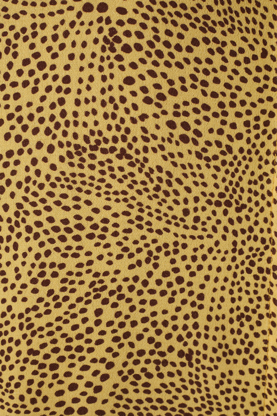 Yellow Gotas Collared Long Sleeve Shirt_7
