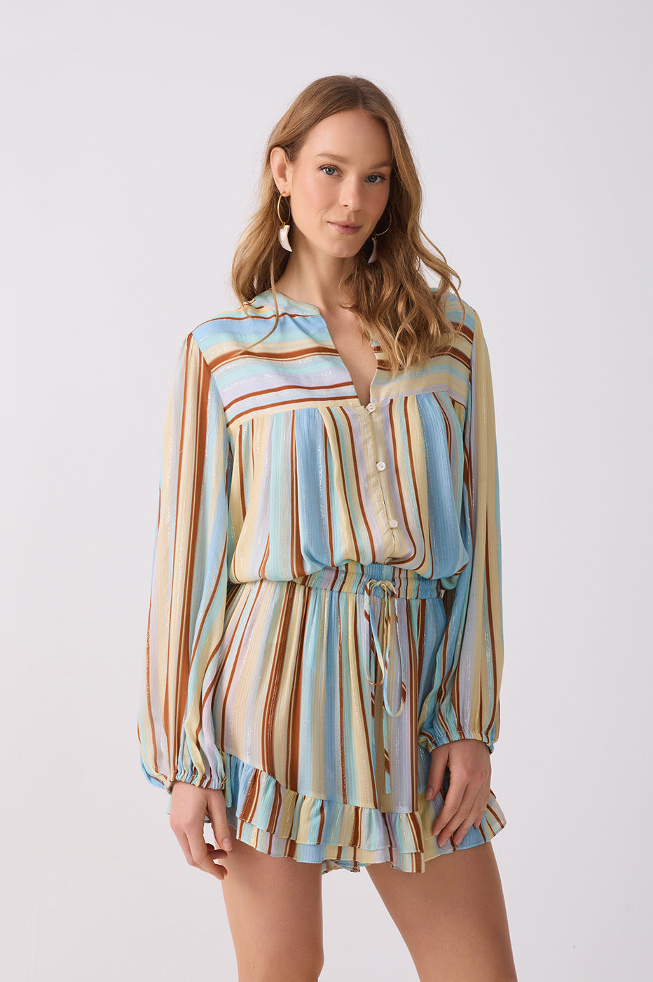 Tunic Lurex Print Listra Céu_2