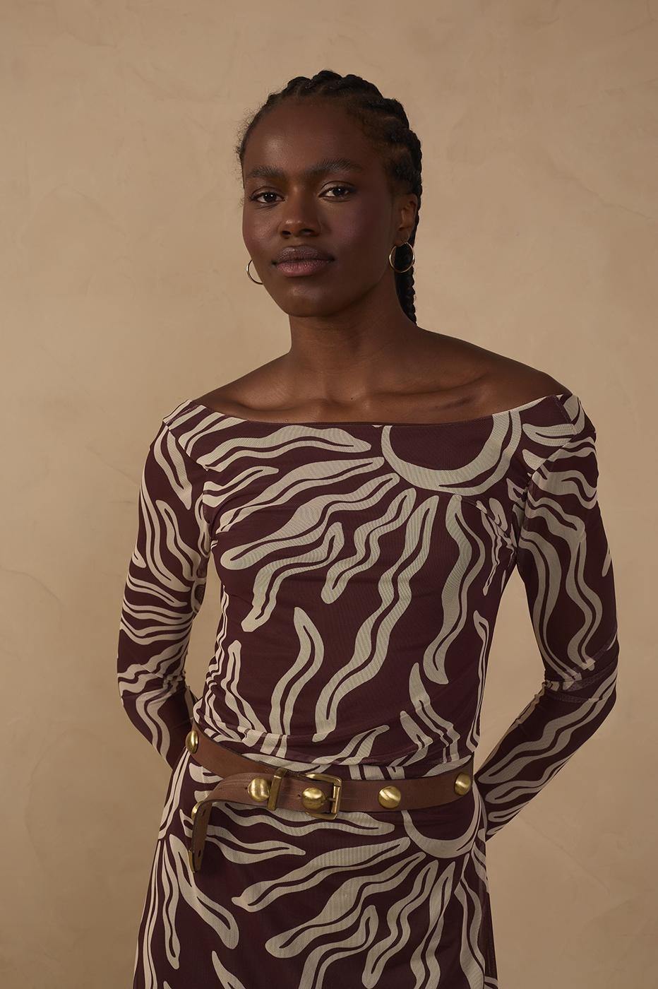 Tulle Solis Print Blouse_1