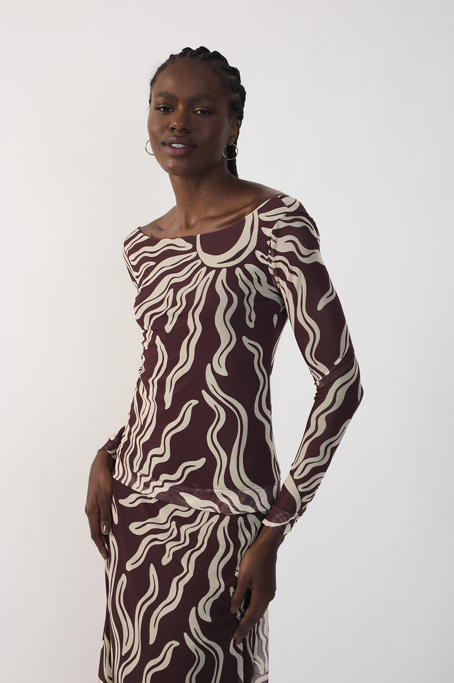 Tulle Solis Print Blouse_4