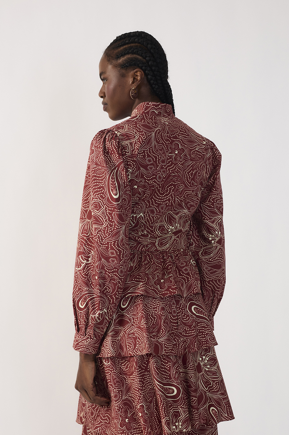 Wrap Crepúsculo Print Blouse_6