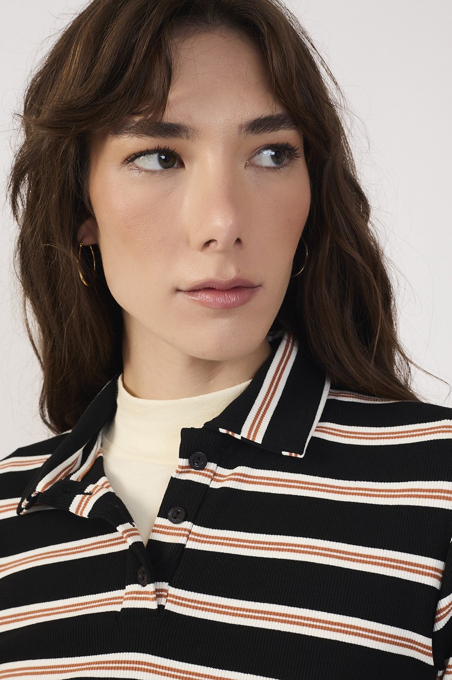 Striped Ribbed Polo_5