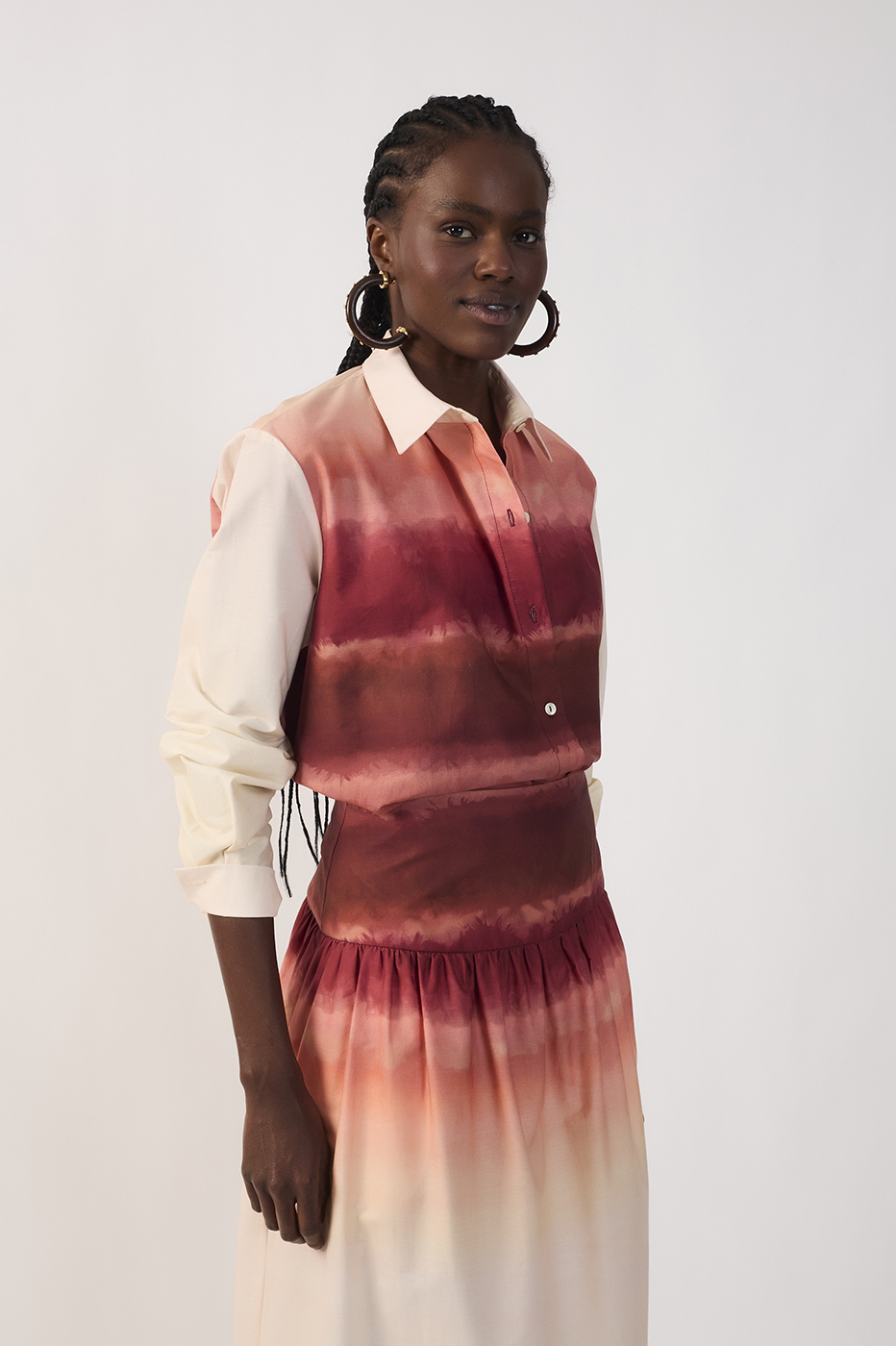 Multicolor Collared Buttoned Shirt_3