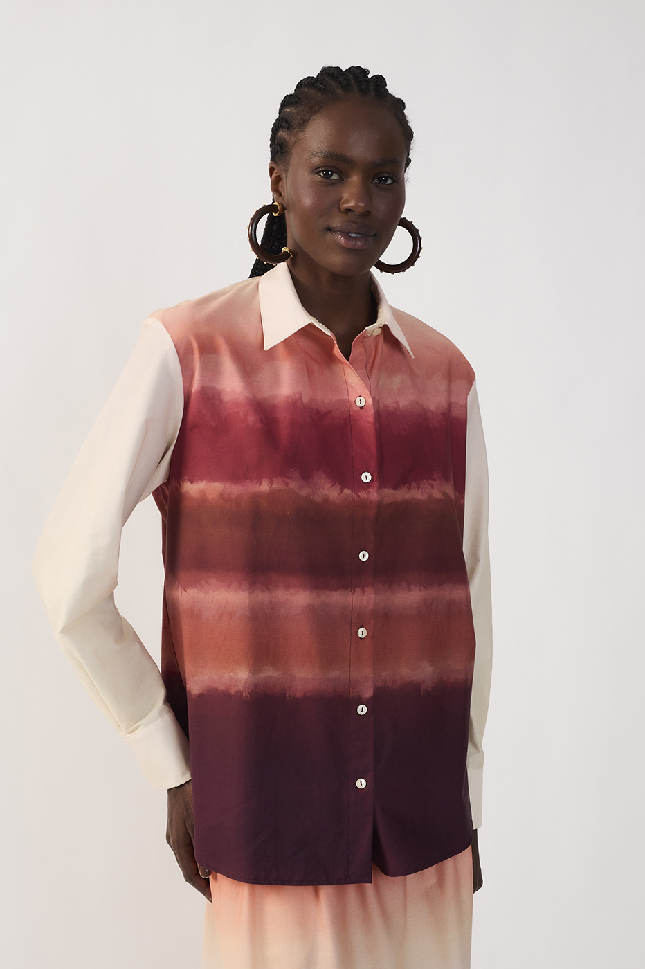 Multicolor Collared Buttoned Shirt_5