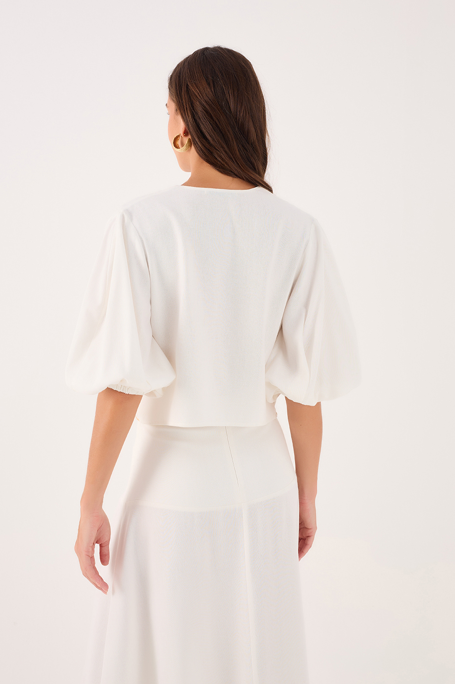 Linen Top With Richelieu Embroidery_5