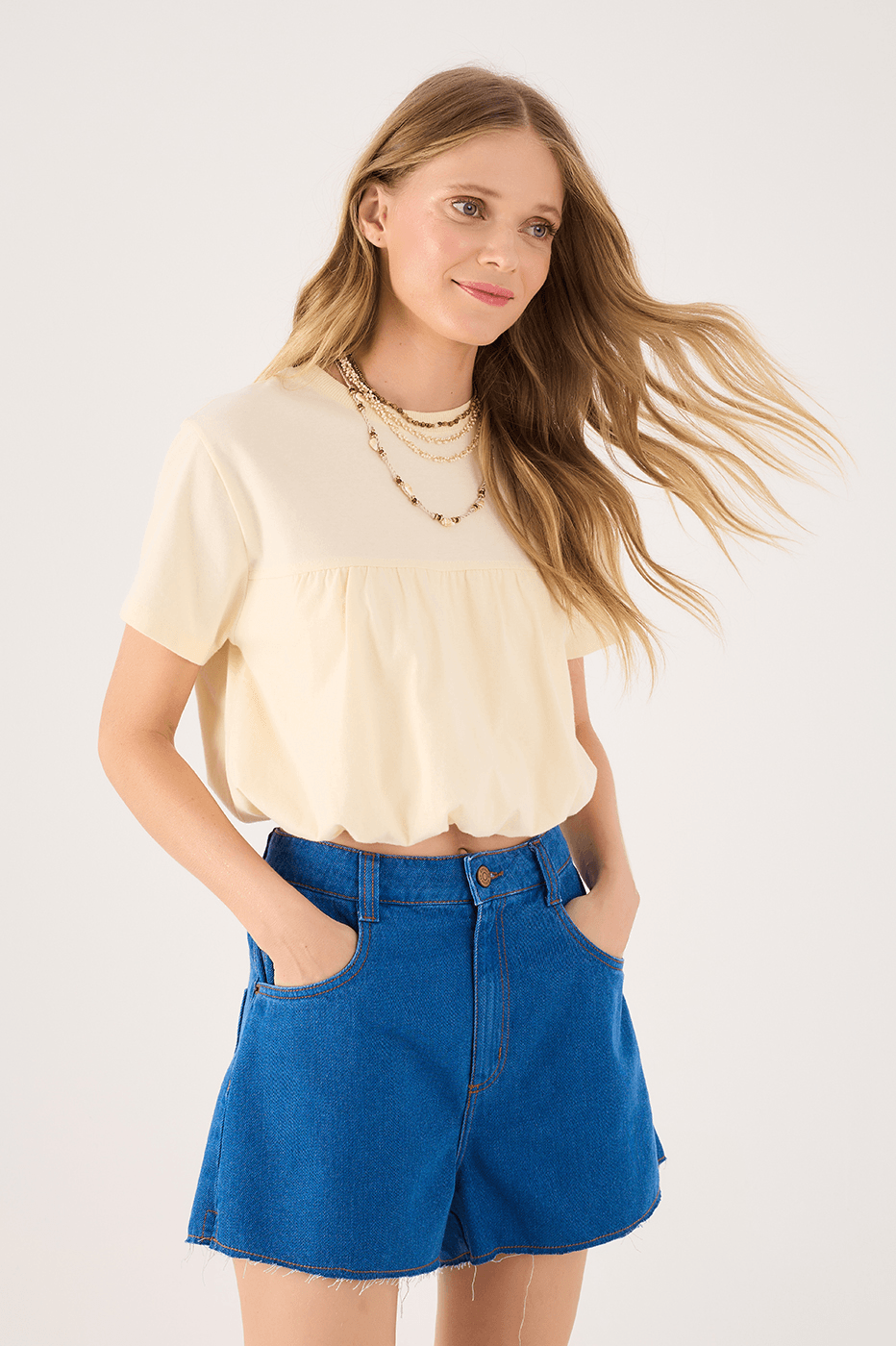 Balloon T-Shirt Blouse_1