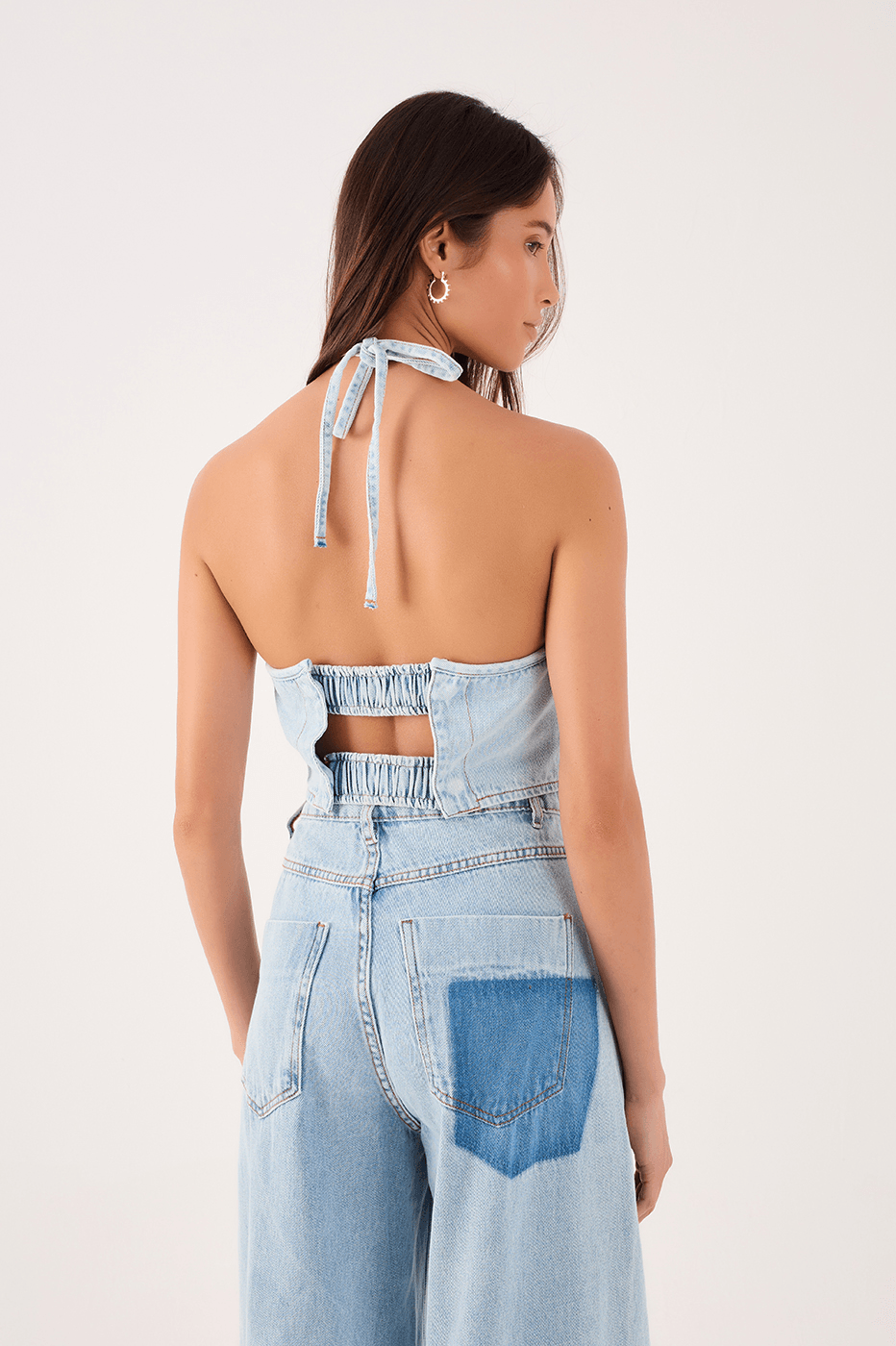 Denim Halter Top_5