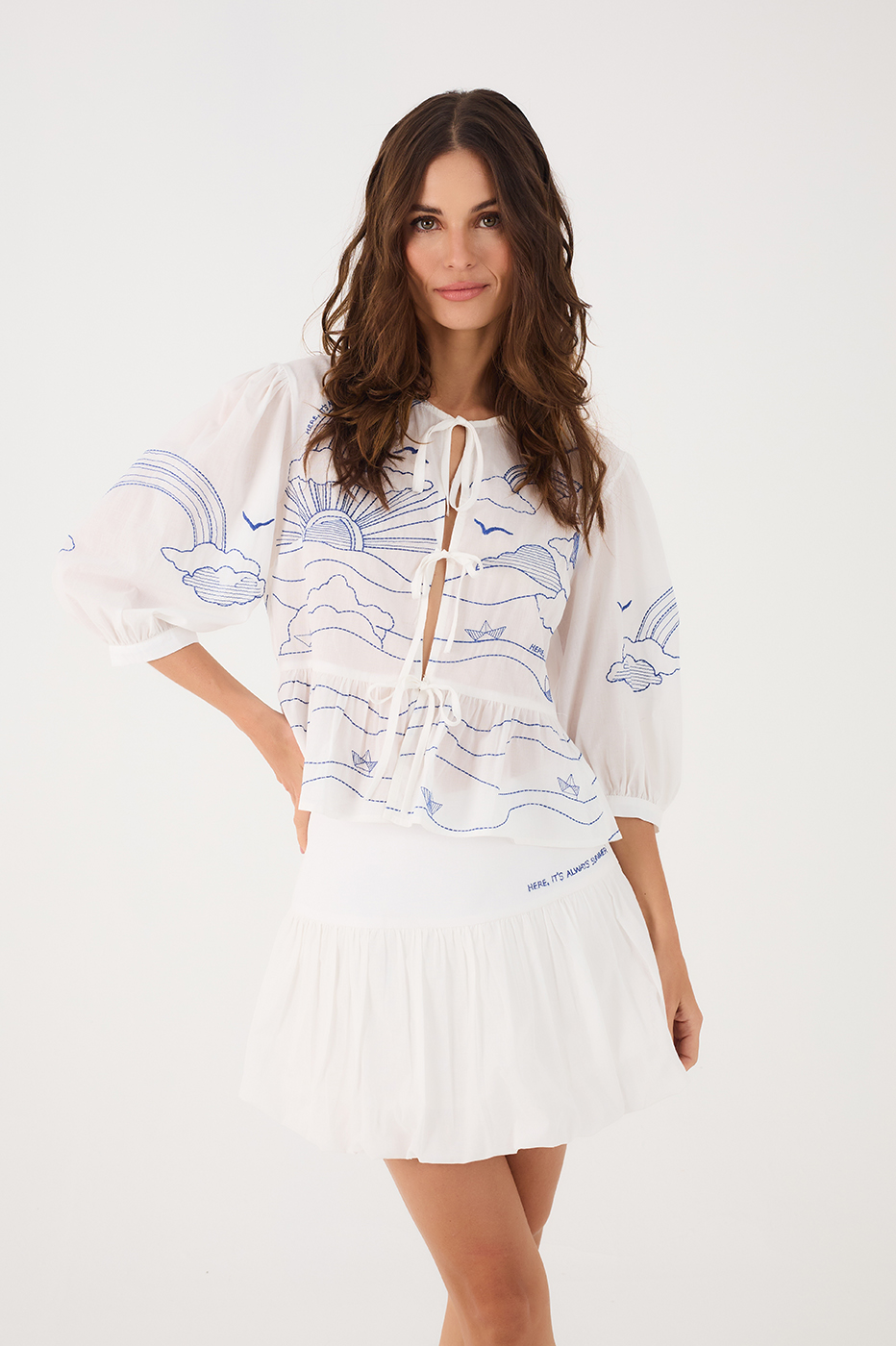 Embroidered Voile Gown_3