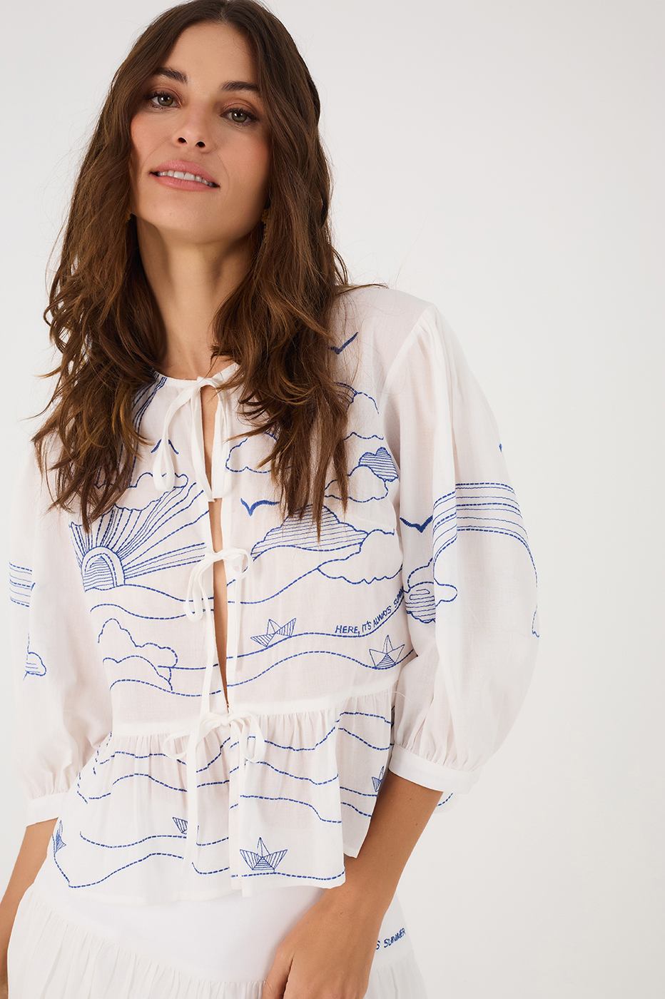 Embroidered Voile Gown_4