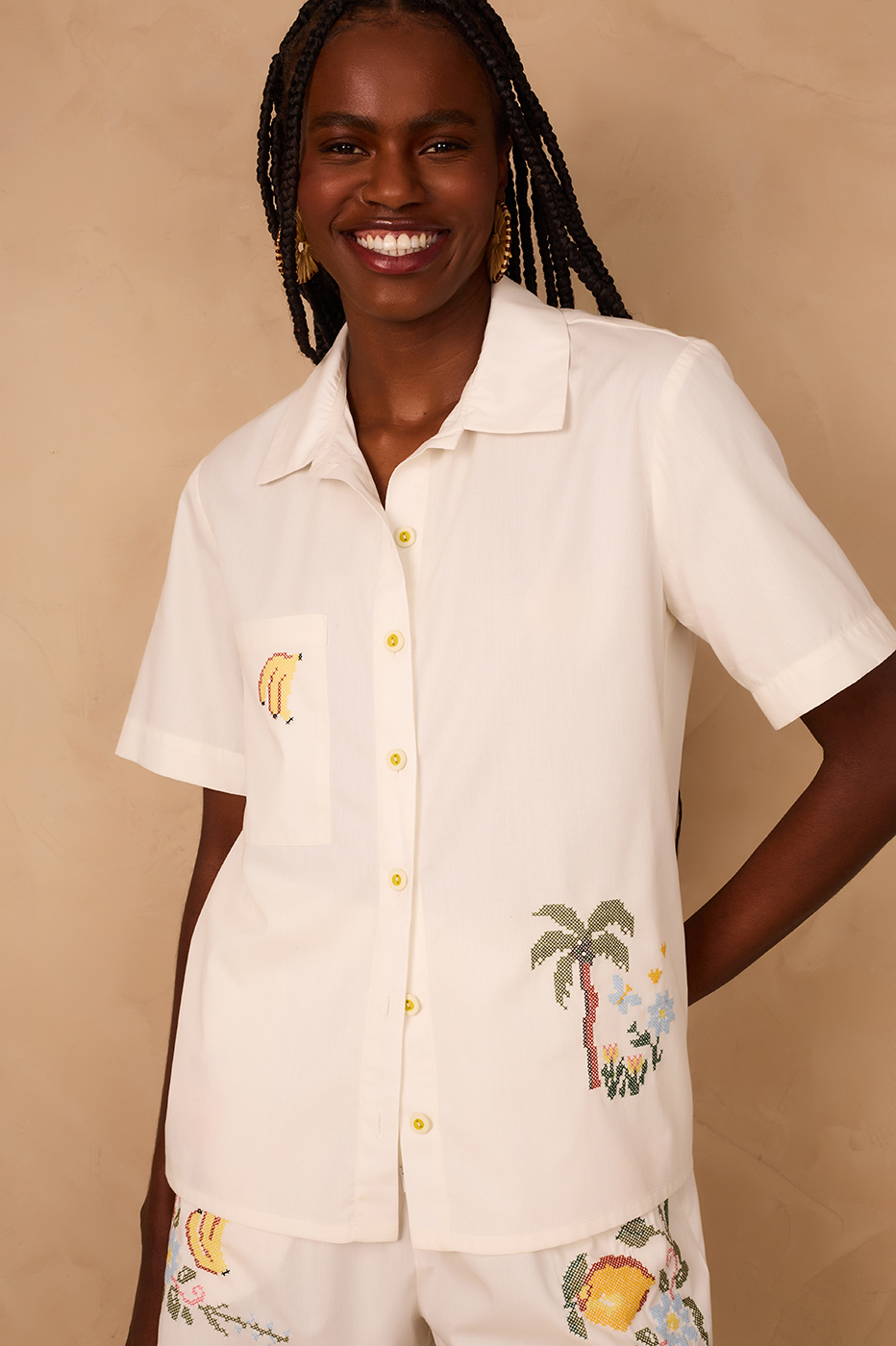 Embroidered Cotton Shirt_1