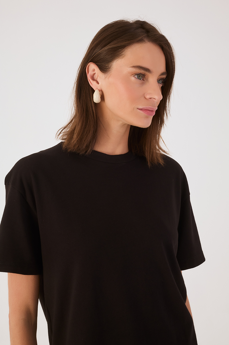Black Crew Neck 3-in-1 Band T-Shirt
