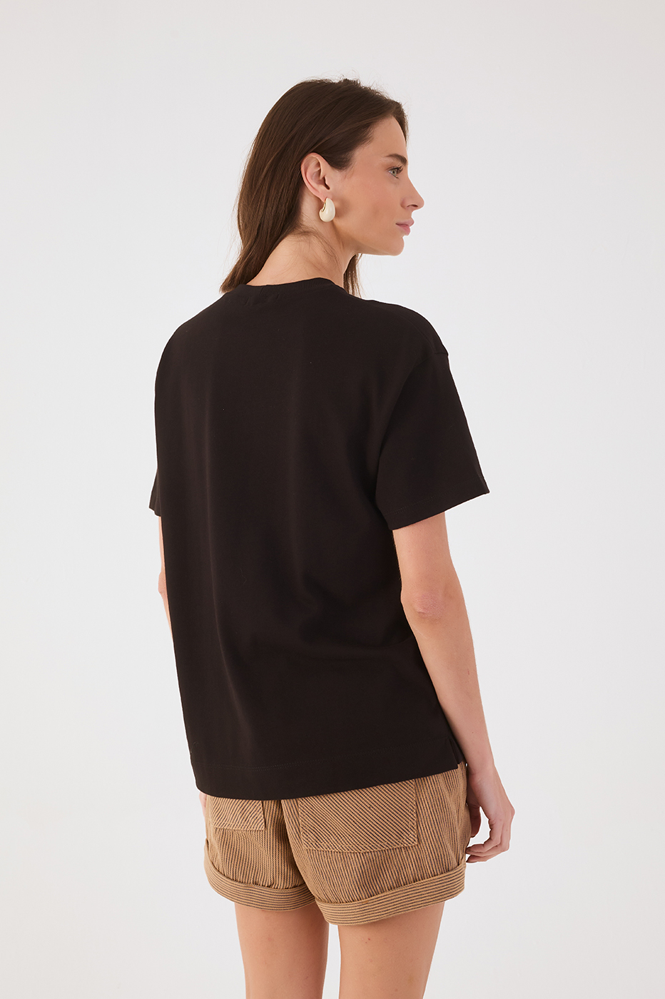 Black Crew Neck 3-in-1 Band T-Shirt