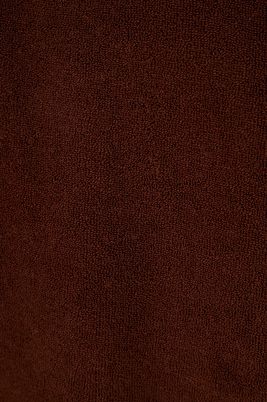 Brown Love Embroidered Collared Fleece Shirt