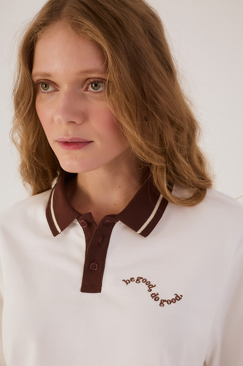 Off-White Be Good Embroidered Polo Shirt