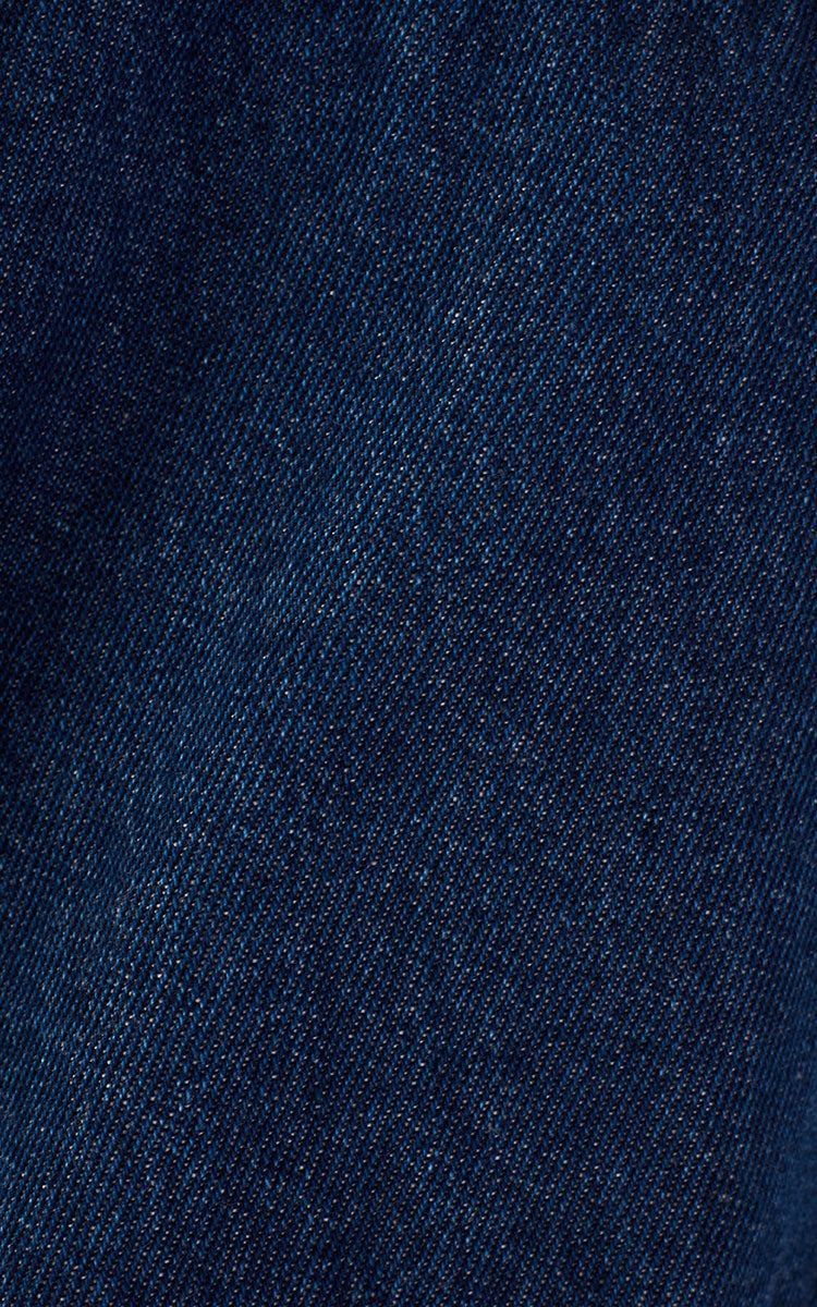 Denim Sweetheart Neckline Peplum Blouse