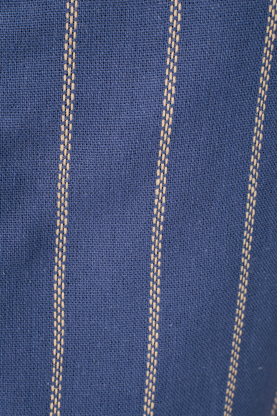 Linen Listrado Buttons Top