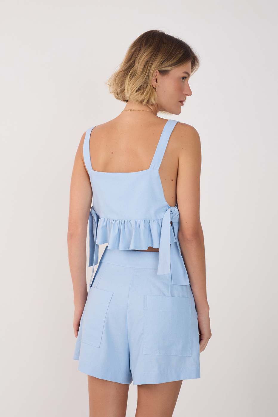 Linen Tie Side Top_5