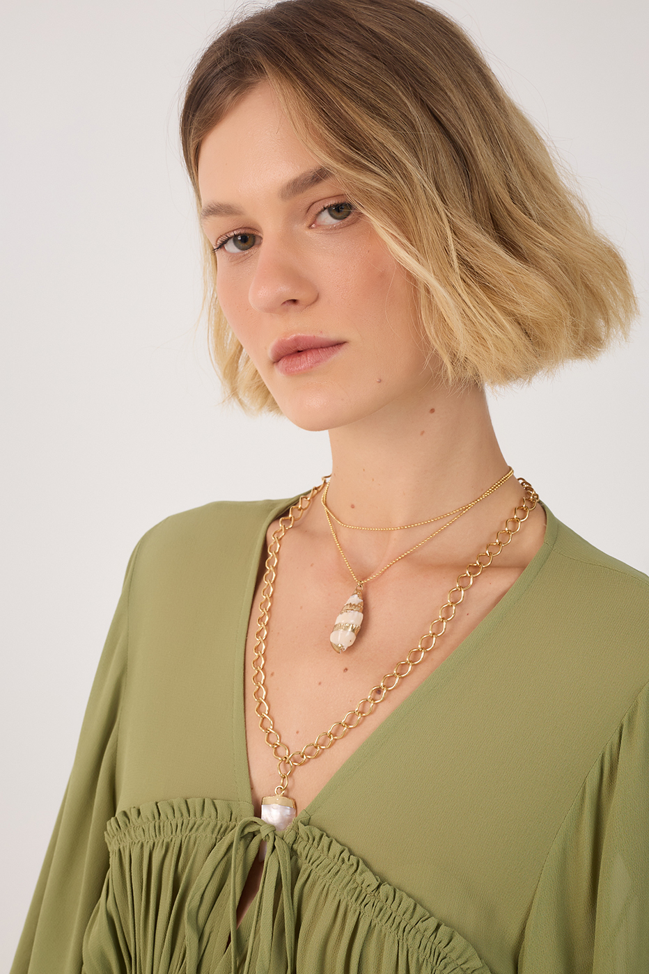 Crepe Bust Draped Top_4