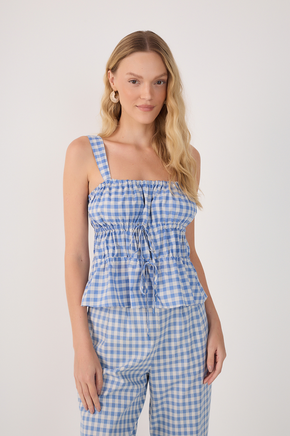 Cotton Gingham Top_2