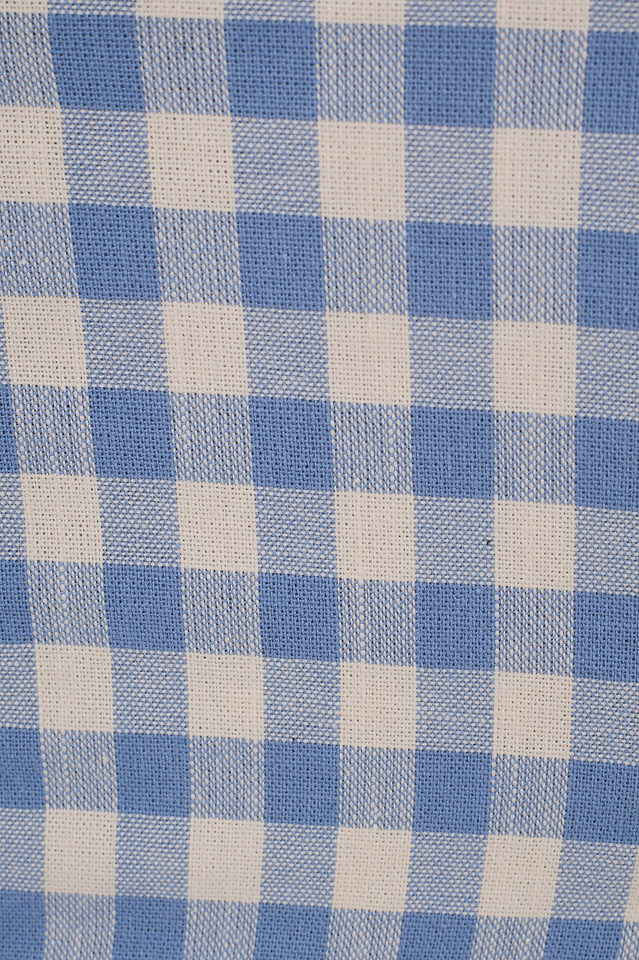 Cotton With Elastano Gingham Top