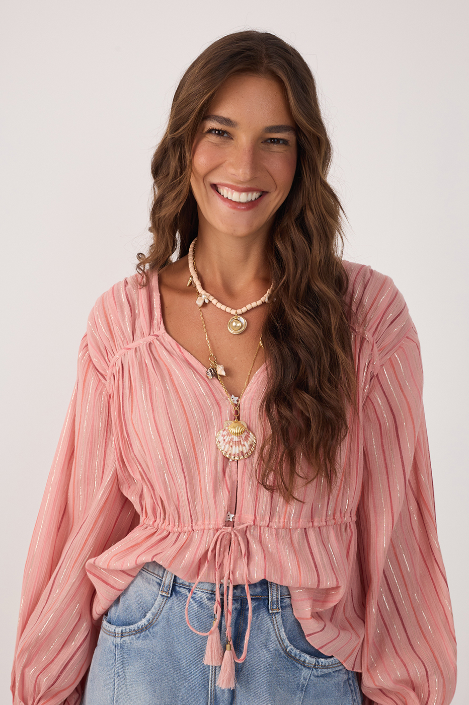 Voile Lurex Tie Frente Top_3