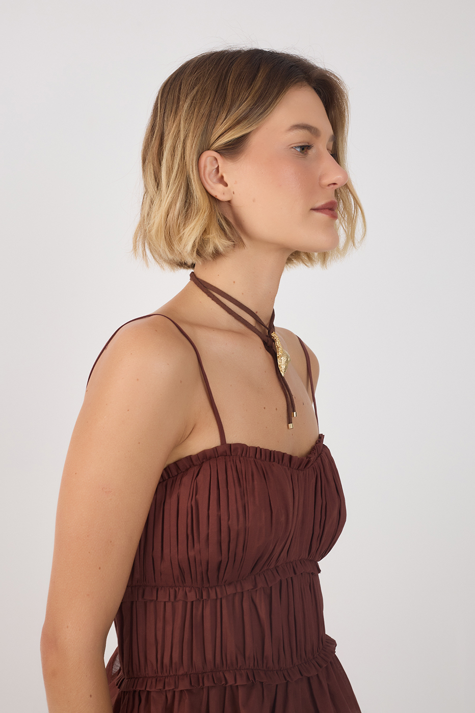 Cotton Yoke Draped Top_3