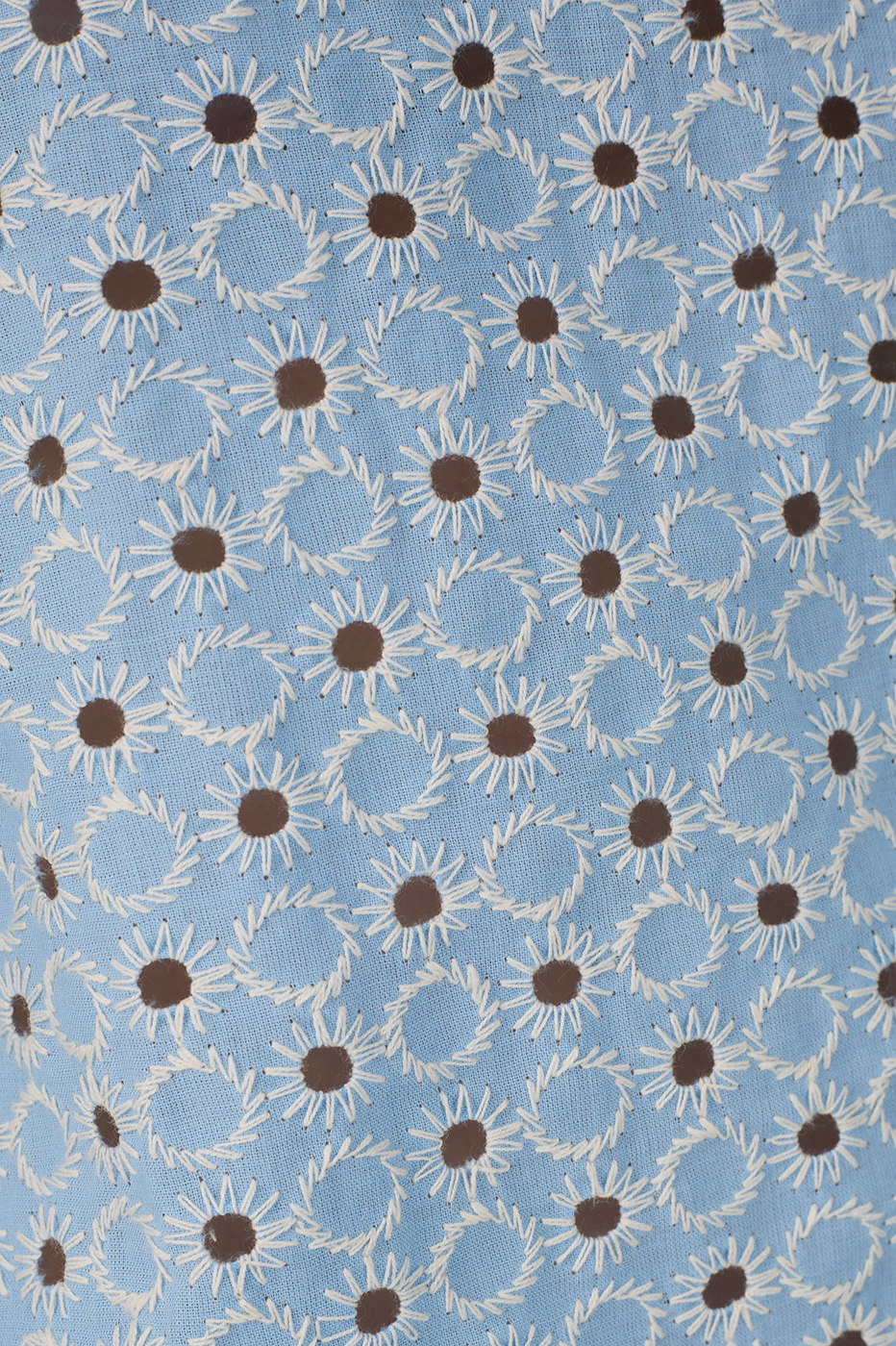 Eyelet Buttons Blouse