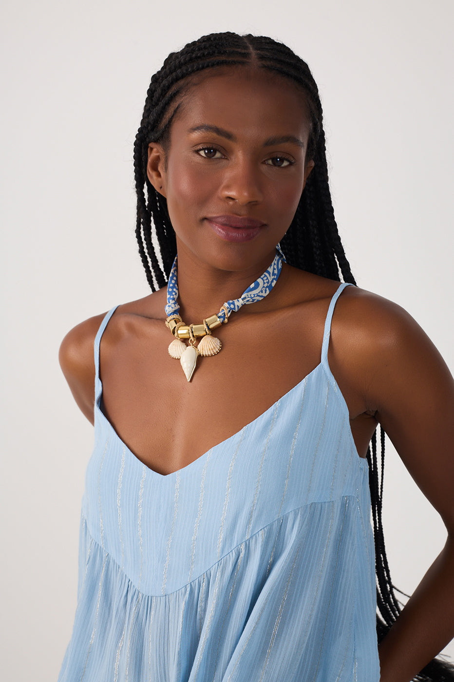 Lurex Yoke Neckline Top_3