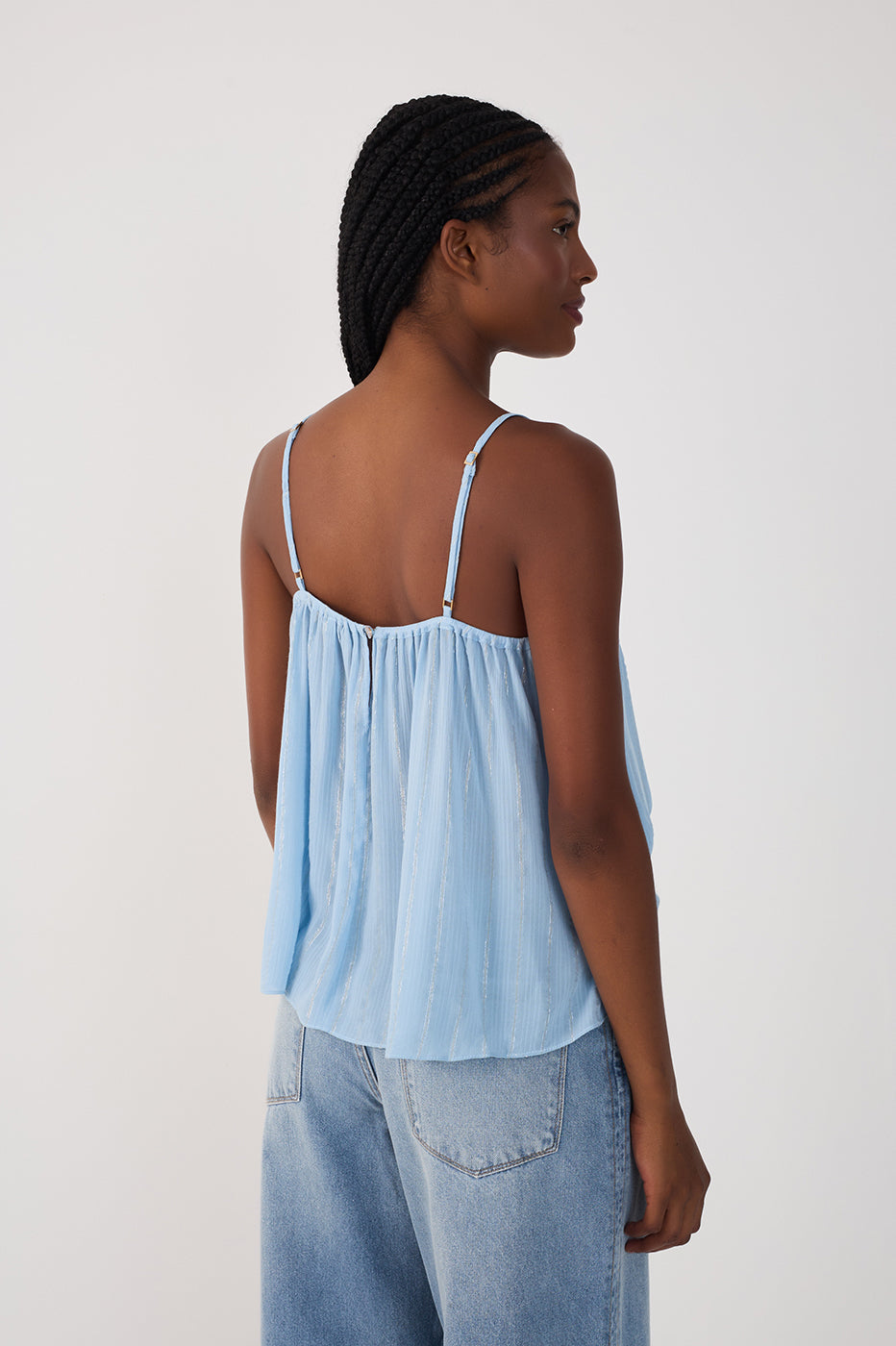 Lurex Yoke Neckline Top_4