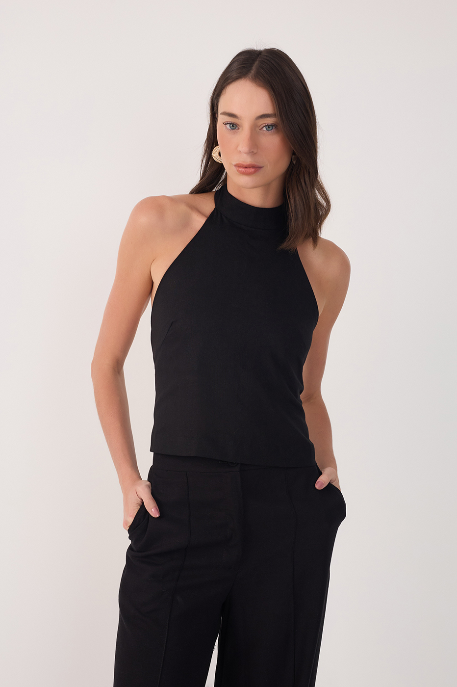 Linen Frente Única Top_2