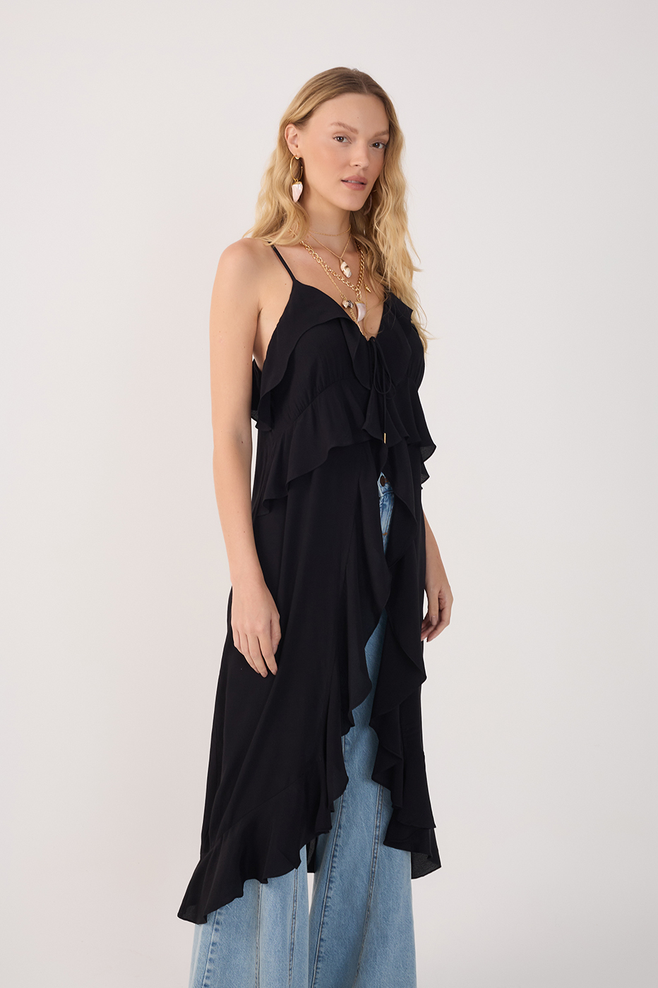 Túnica Crepe Ruffles_2