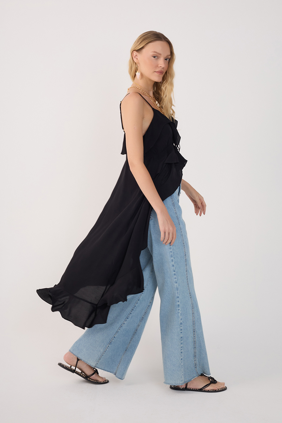 Túnica Crepe Ruffles_3