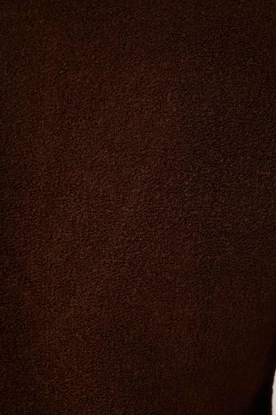 Brown Caffeine V Neck Sleeveless Tricot Vest