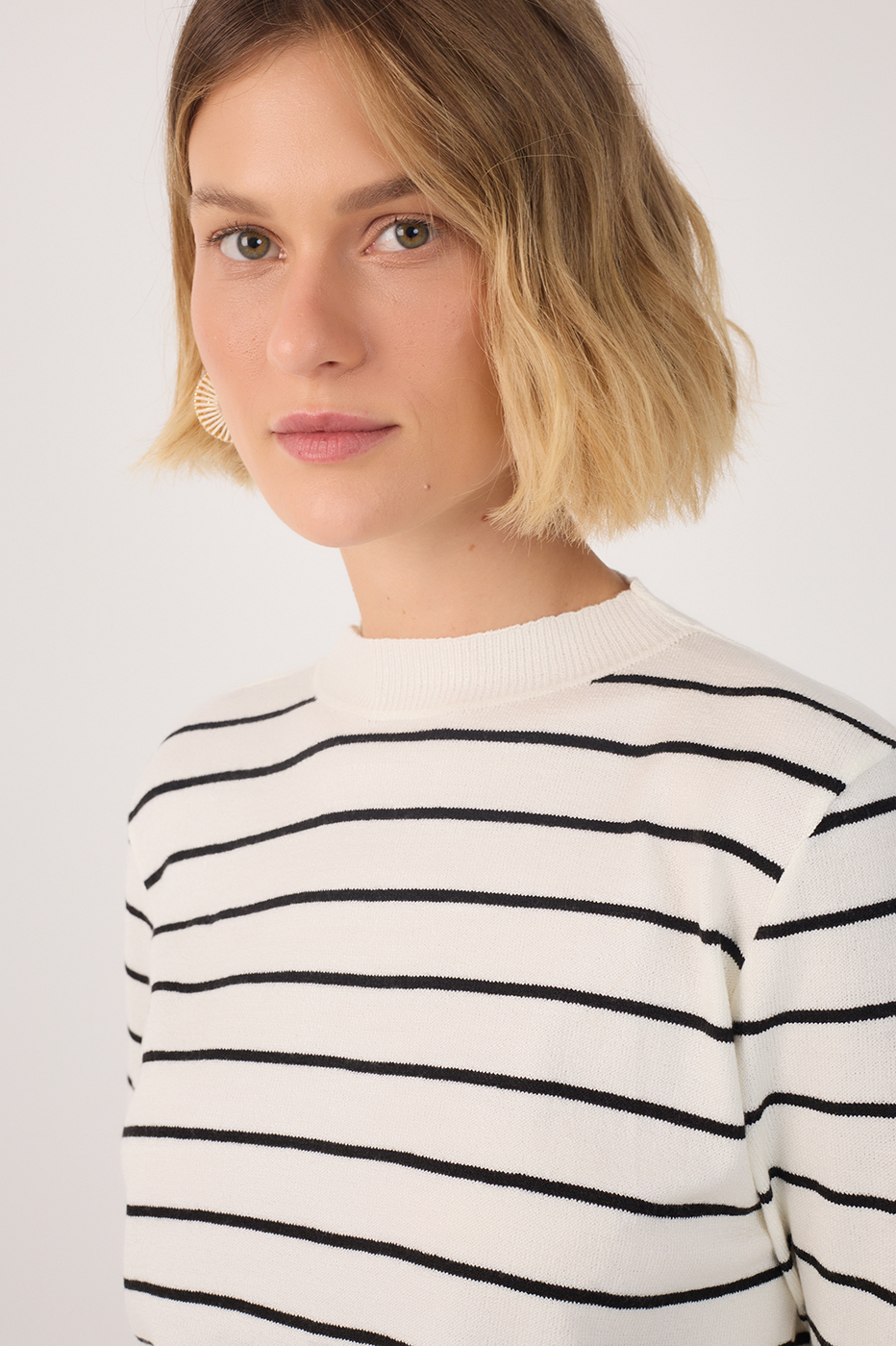 Knit Sleeve Short Top_3