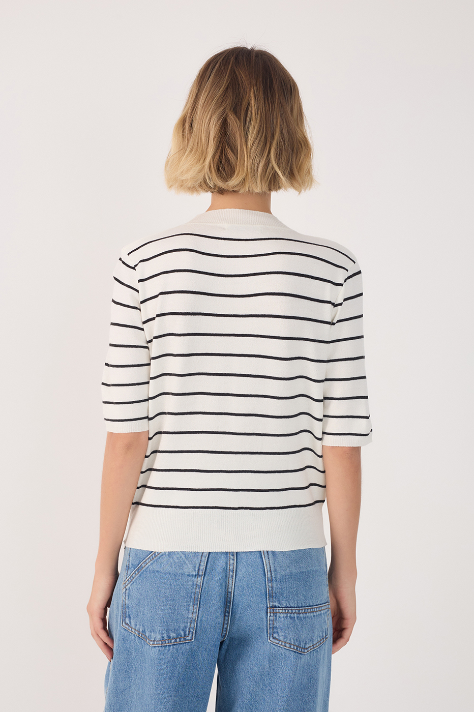 Knit Sleeve Short Top_4