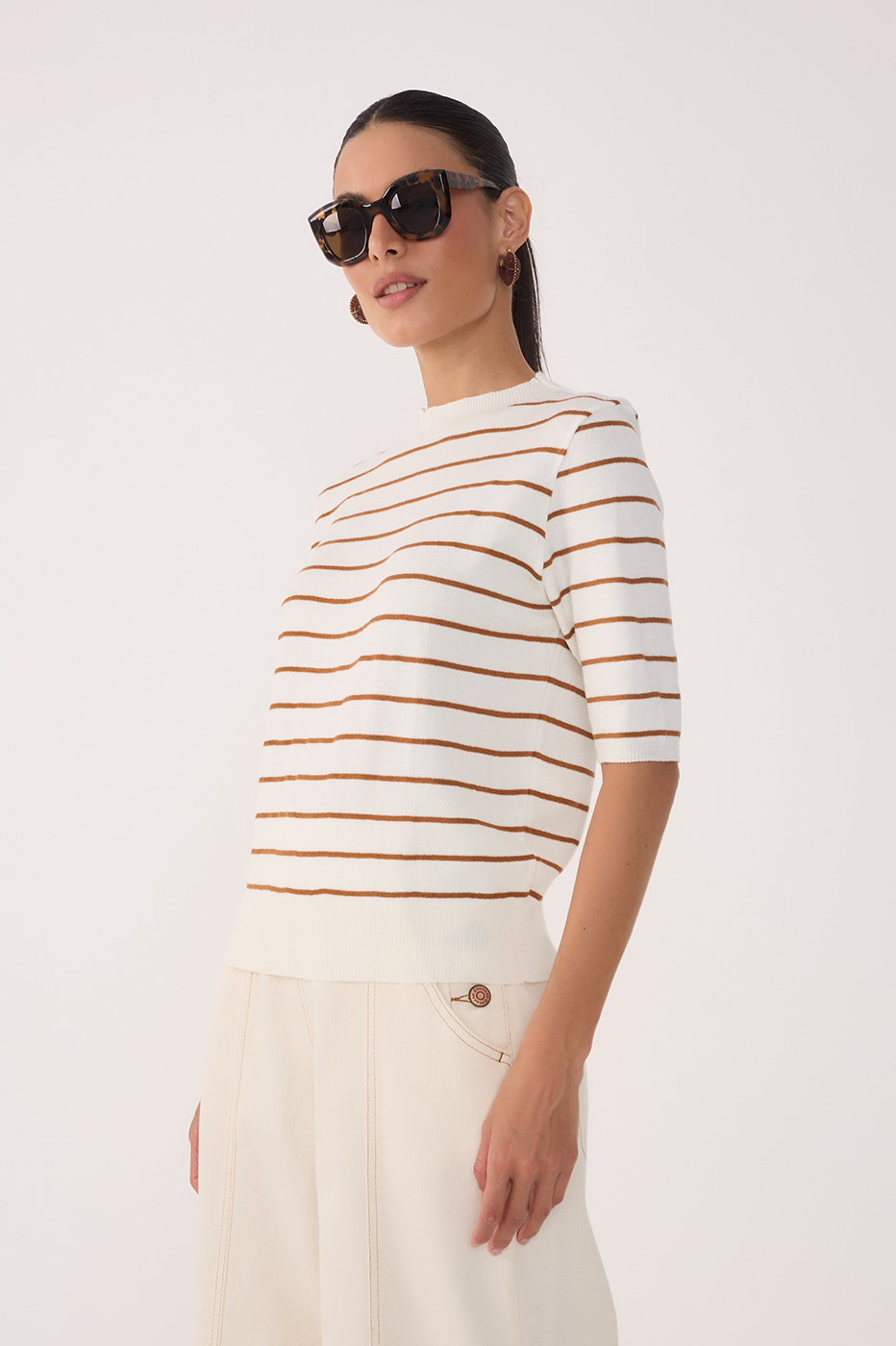 Knit Sleeve Short Top_2