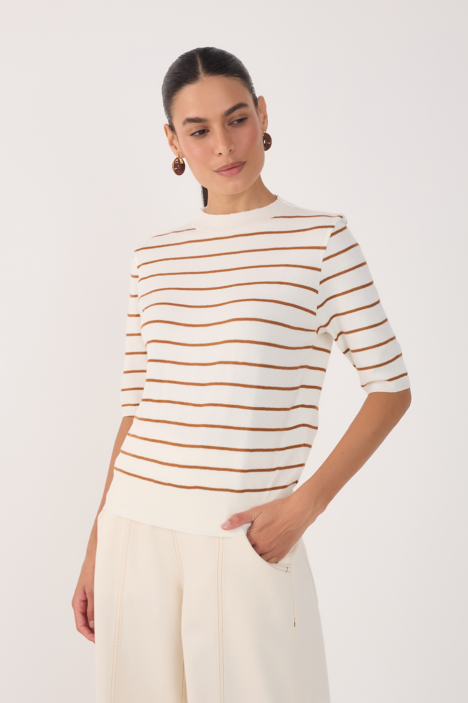 Knit Sleeve Short Top_3