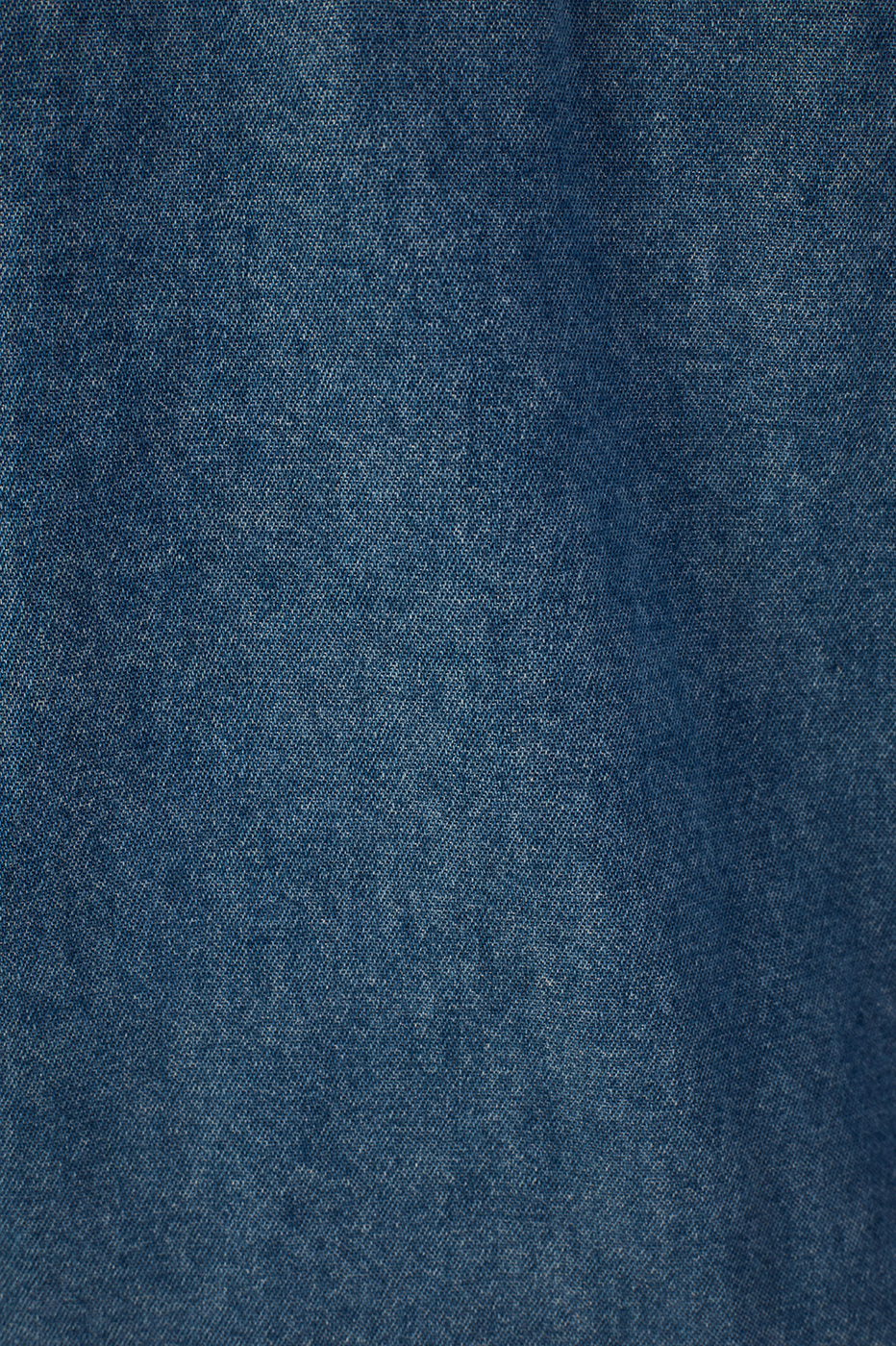 Denim Front Ties Collared Buttoned Shirt