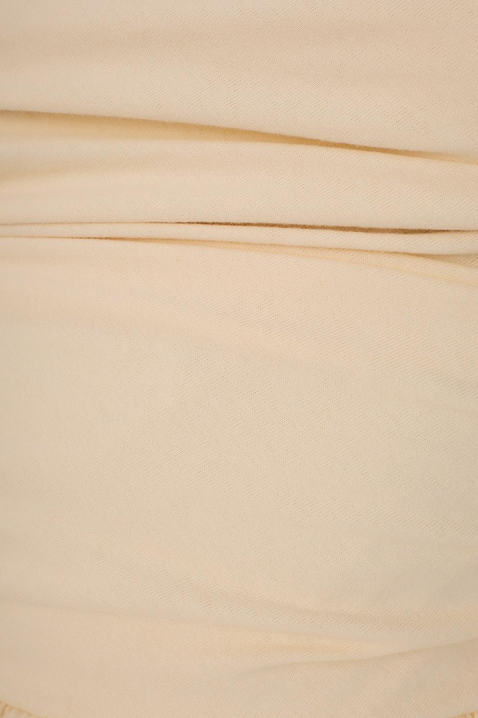 Beige Balloon Hem Blouse_5