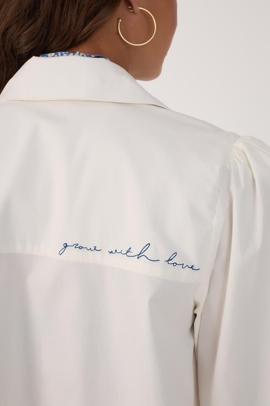 Camisa Cotton Embroidered Begônia_5