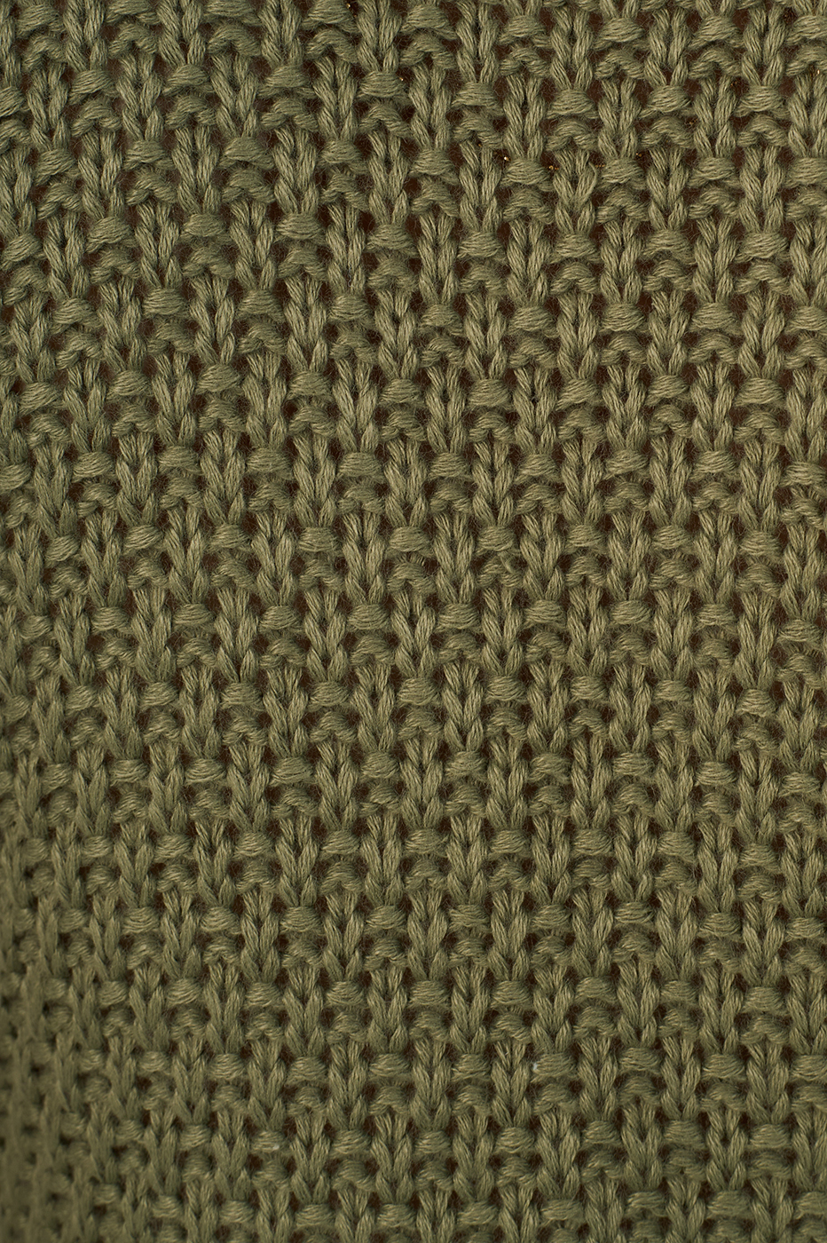 Green V Neck Buttoned Tricot Tunic_5