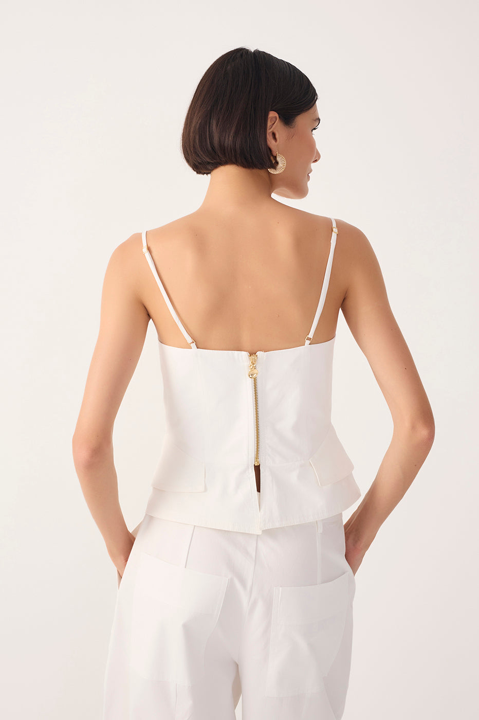 Cotton Basque Blouse