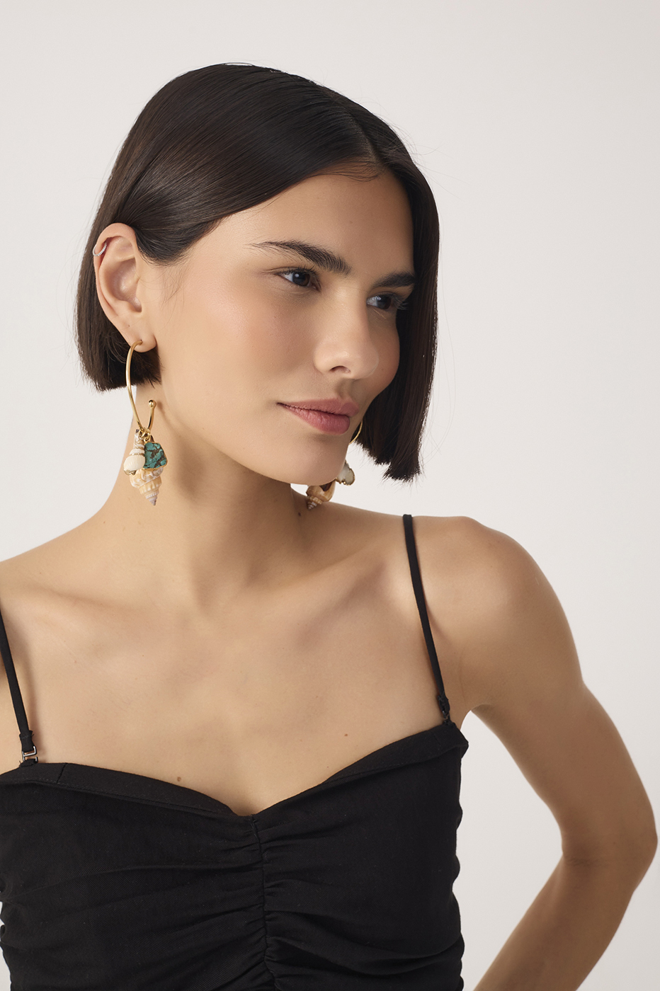 Draped Removable Strap Blouse_4