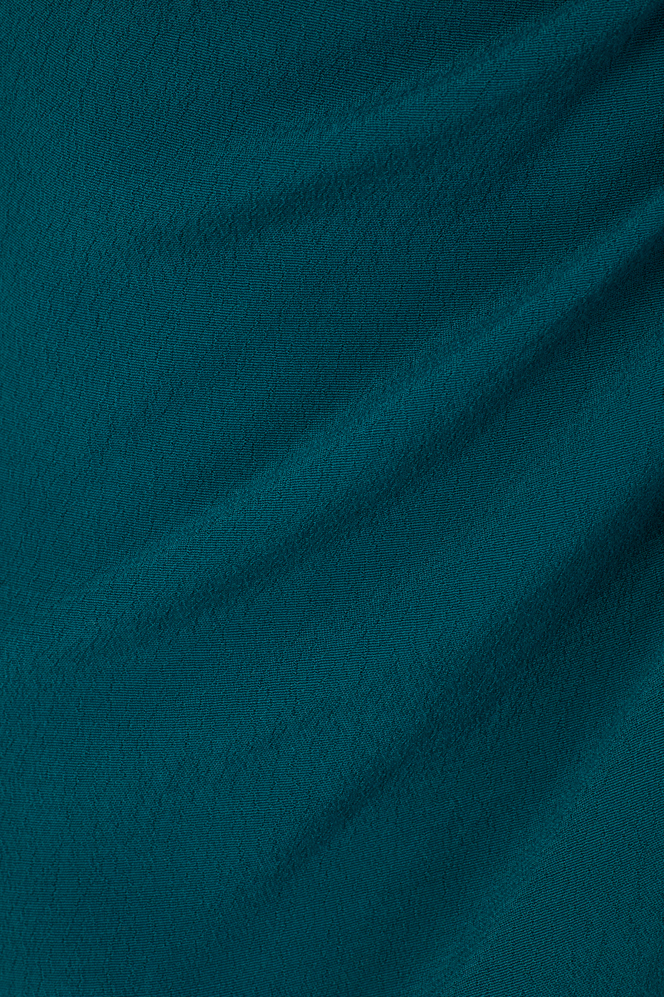 Green Halter Neck Ruched Crepe Blouse_6